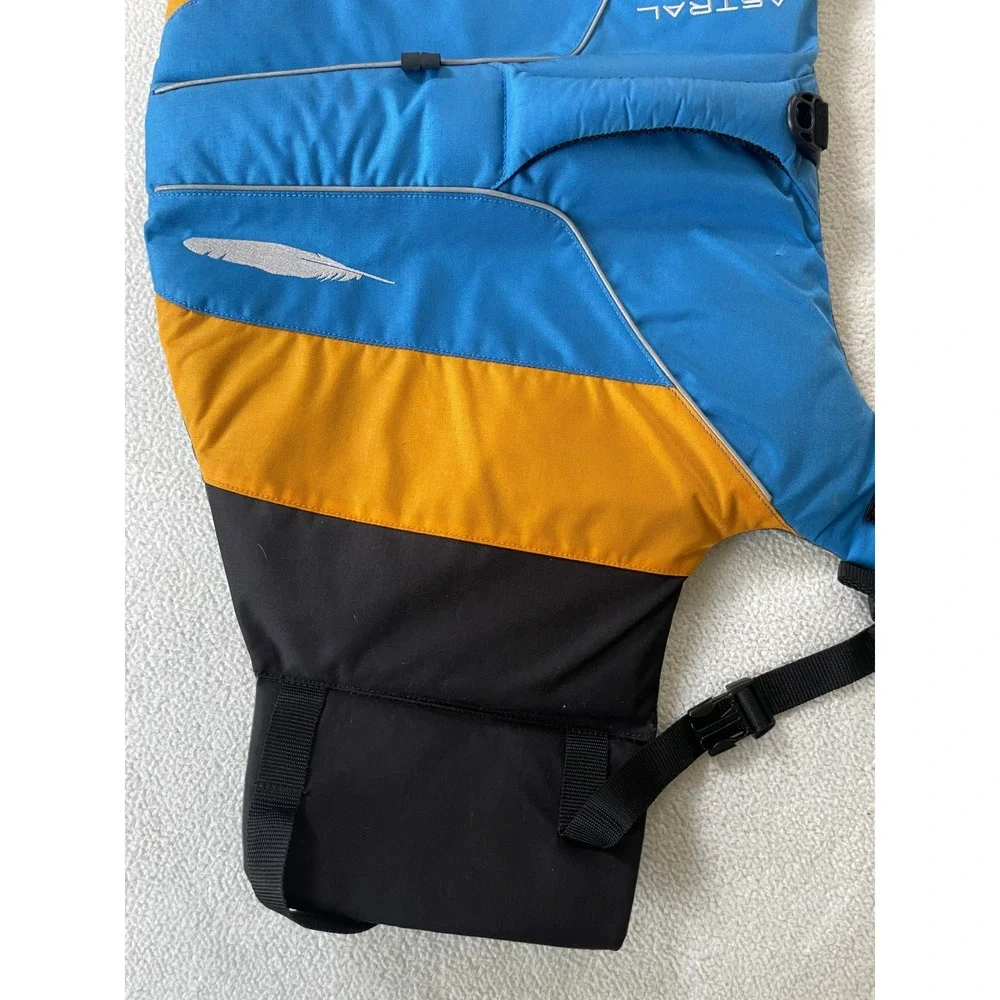 Astral Large Dog PFD Large Life Jacket Blue Yellow BirdDog Flotation Vest
